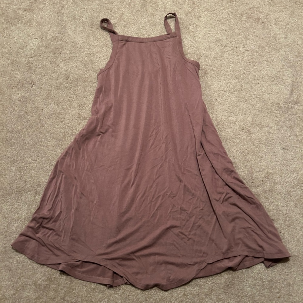 RVCA women’s mauve swing dress